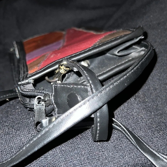 Vintage Patchwork Leather Crossbody Bag - Picture 13 of 13